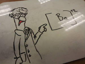 Chem whiteboard sketch