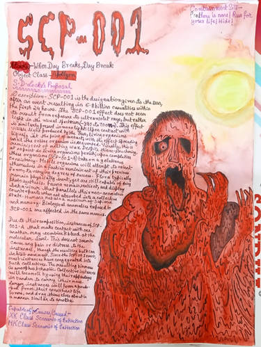 SCP 007 in water colour by BloodandHeart on DeviantArt