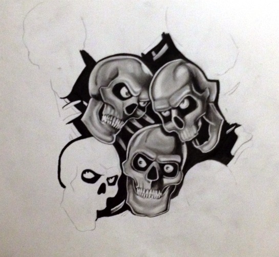 3 6 Mafia Skullz W.I.P. three