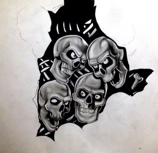 3 6 Mafia Skullz W.I.P. four