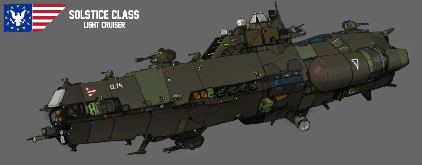 Solstice Class One Solstice Class Light Cruiser by LurkingEdgelord on DeviantArt