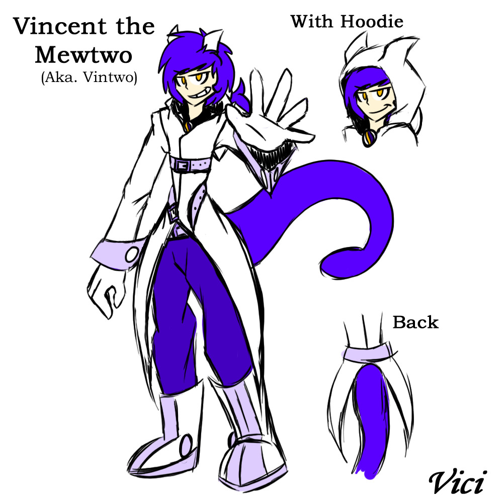 Purple Man meets Mewtwo