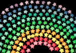 Origami Stars-Rainbow by KuroStarSunny