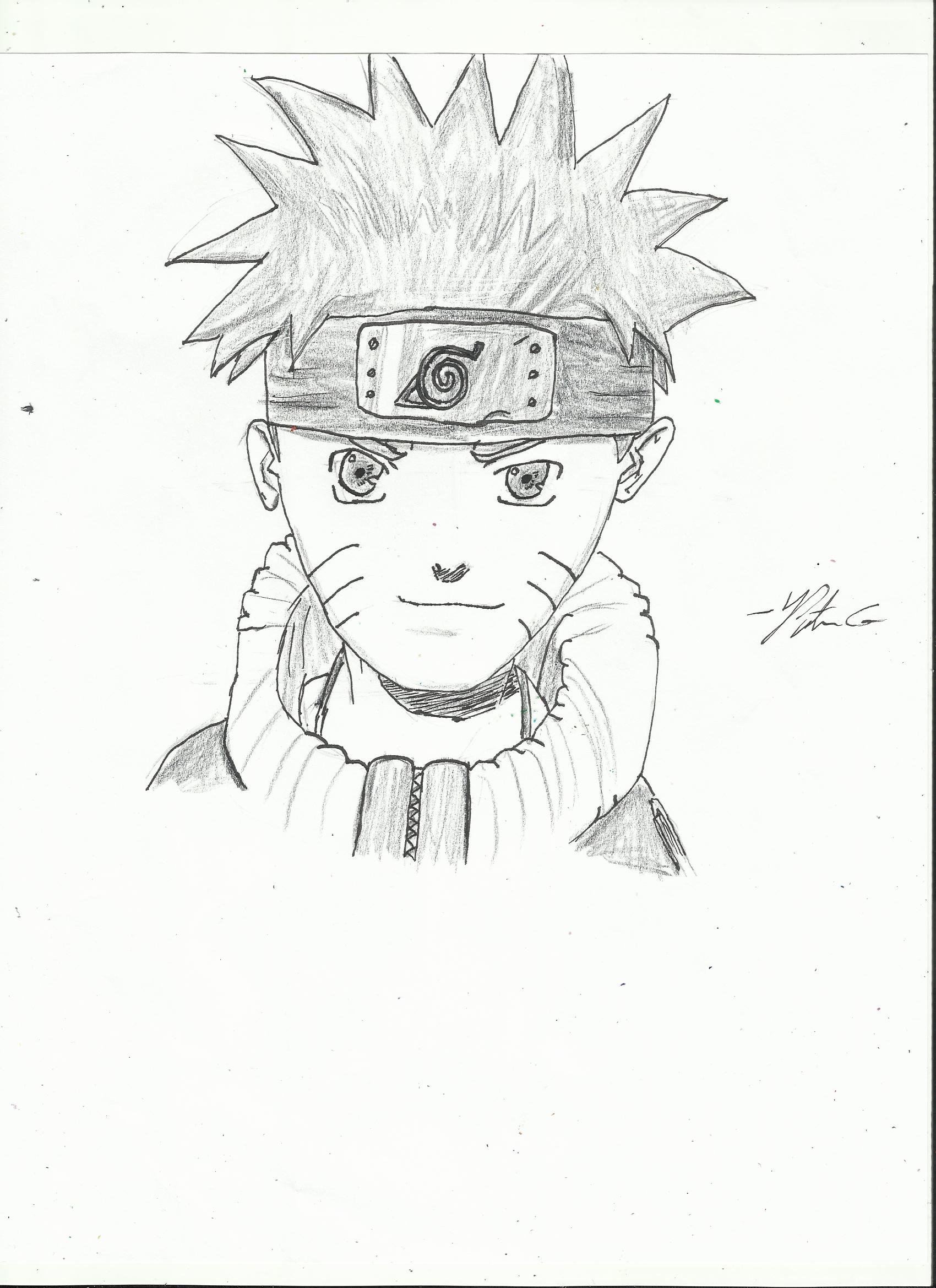 COMO DESENHAR ANIMES.  Naruto uzumaki art, Naruto drawings, Anime  character drawing