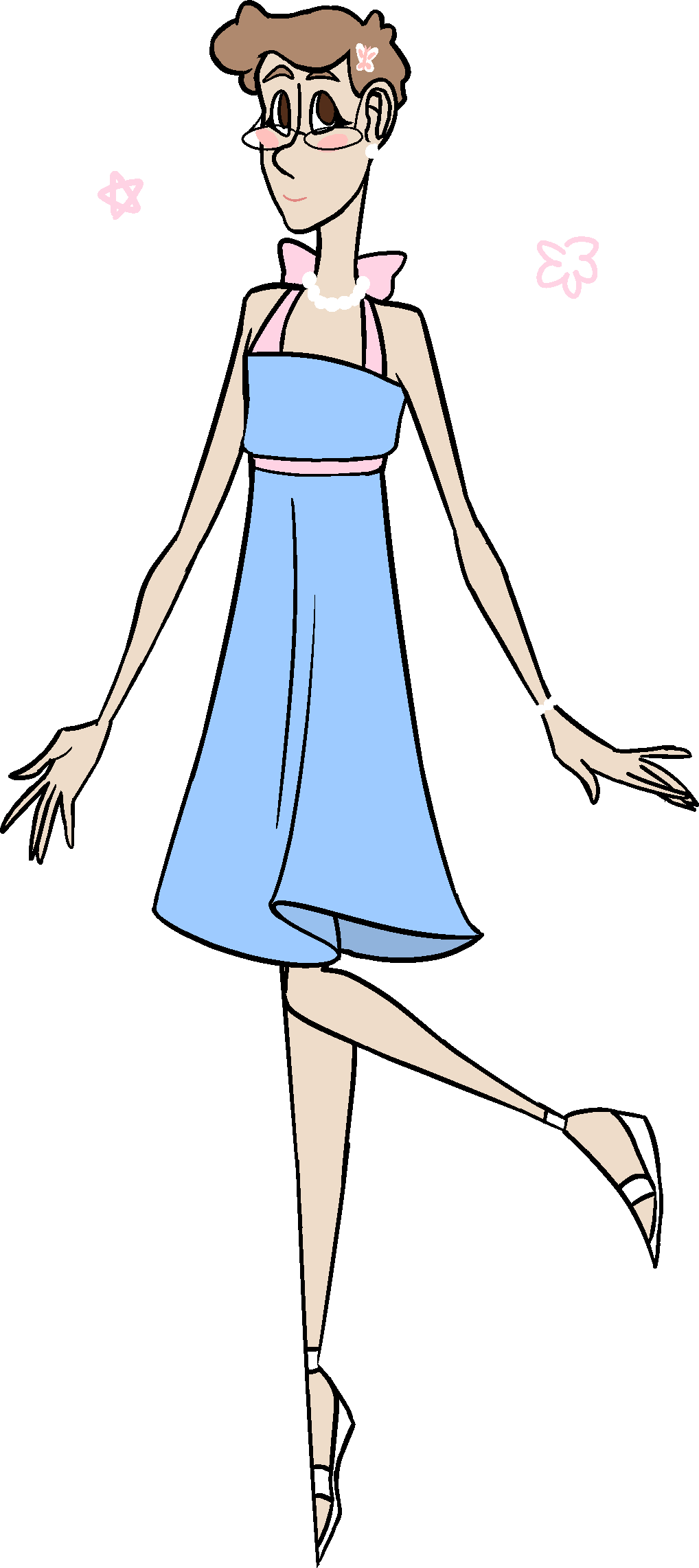 Can t stop drawing this boy in dresses by katcarson on DeviantArt