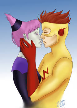 Kid Flash and Jinx