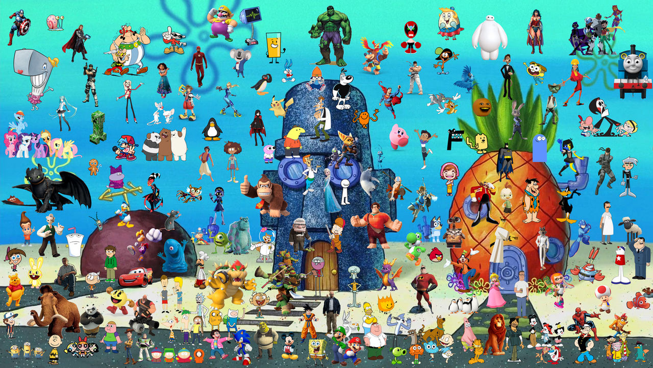 Cartoon Crossover by Toons4Ever on DeviantArt