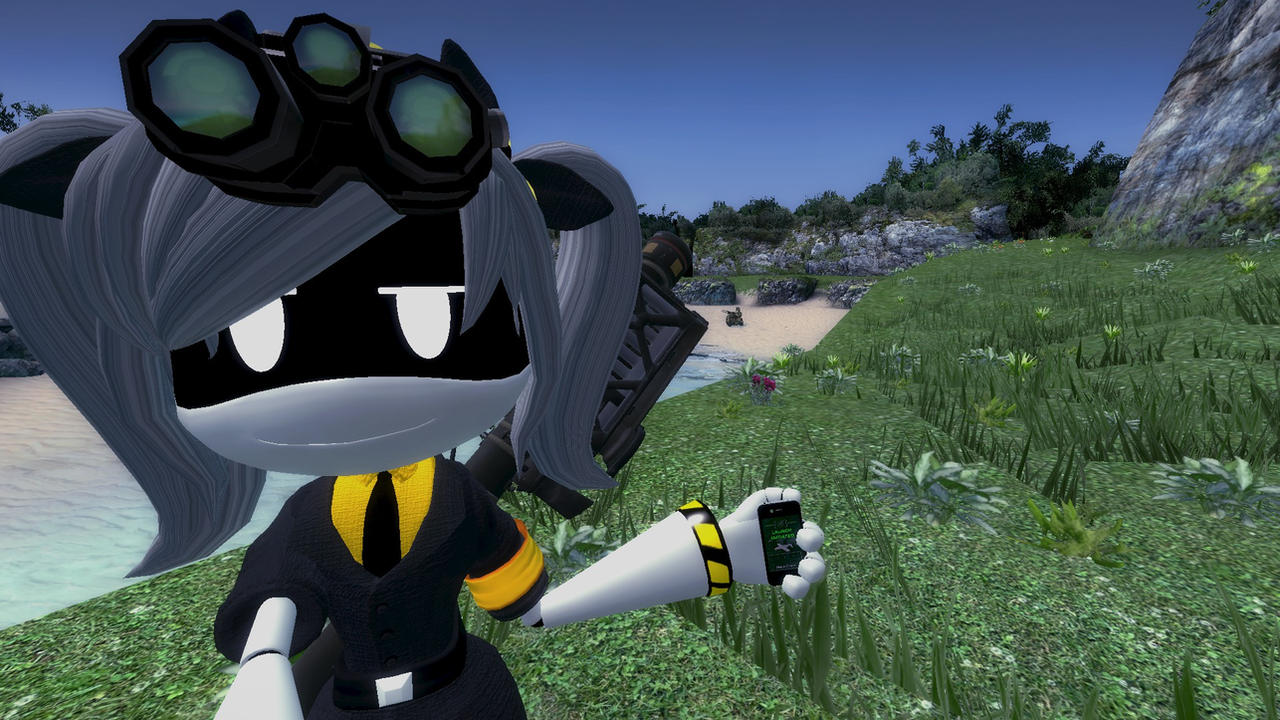 'Just testing out new human weapons' by CurtAndRoland on DeviantArt