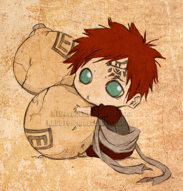 coloured Gaara