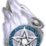 Howling wolf pentacle