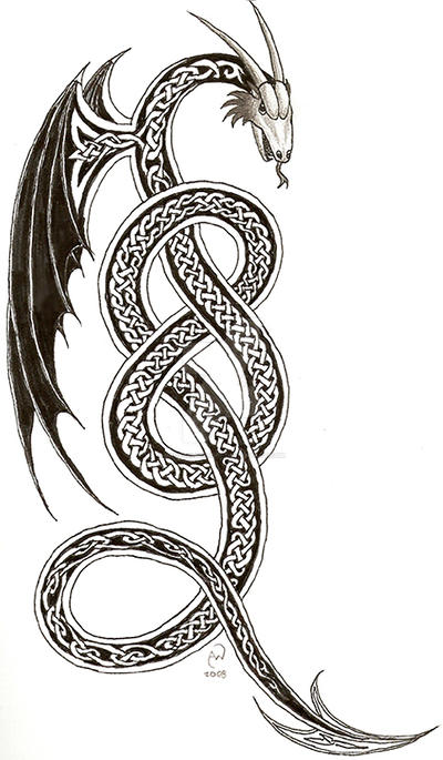 Celtic serpent