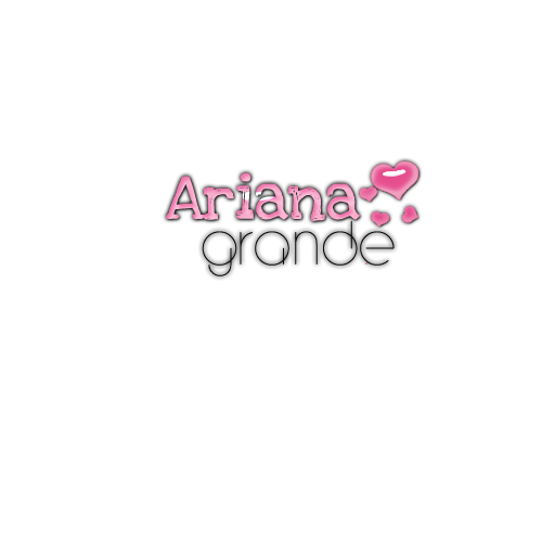 texto png Ariana Grande