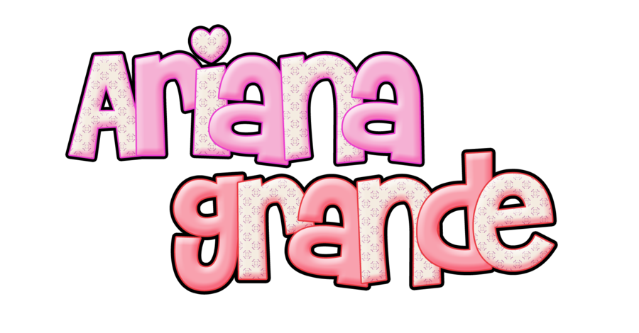 texto png Ariana Grande