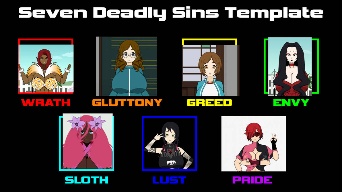 The 7 deadly sins chart my ocs. by WitchWorksTf on DeviantArt