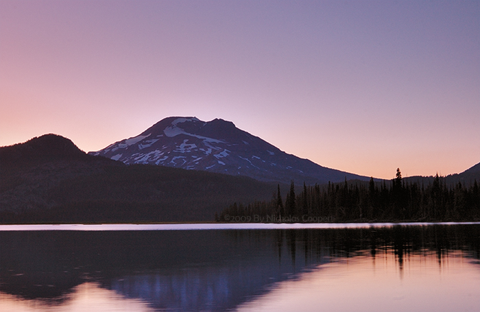 South Sister Sunset