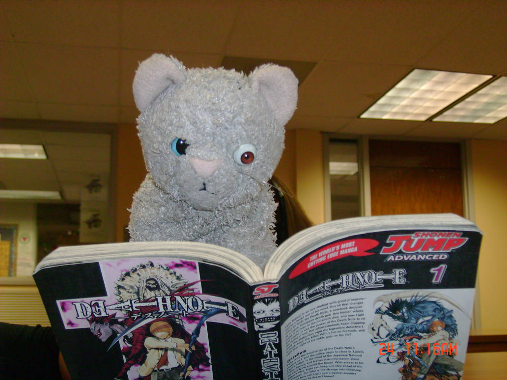 Evil Kitty Reading Death Note by Happy-Happy-Joy-Joy on DeviantArt