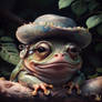 A Frog Wearing His Favorite Hat