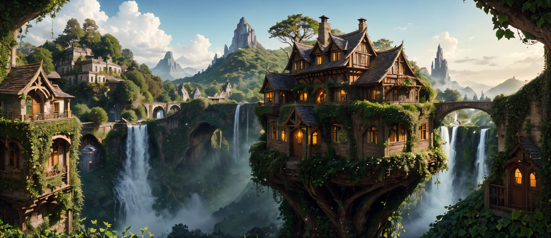 Rivendell Reimagined by ArkitecturalRagnarok on DeviantArt