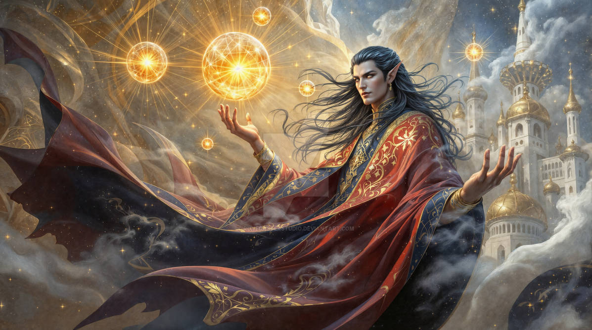 Feanor, First King of the Last Light by RunecasterStudio on DeviantArt