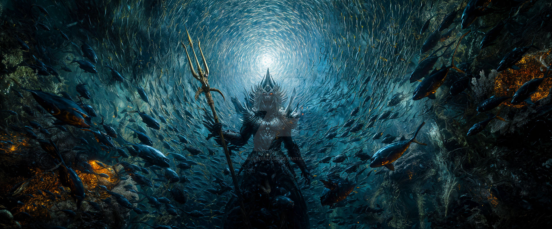Murmaider II: The Water God by RunecasterStudio on DeviantArt