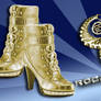 Rocawear Golden Boots Blue