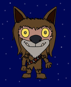 AT: Wolfie as Chewbacca