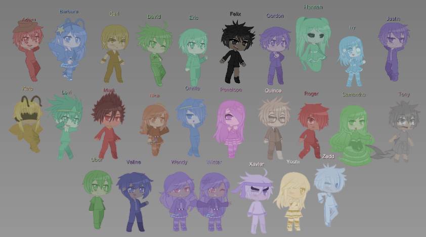 Alphabet Lore Human Version Part 2 by gamerdiana on DeviantArt