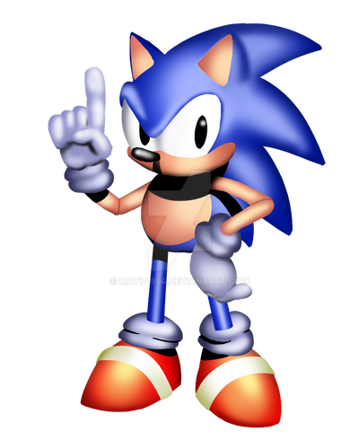 Sonic - Rareware Style by MatiZ1994 on DeviantArt Sonic - Rareware Style by MatiZ1994 on DeviantArt
