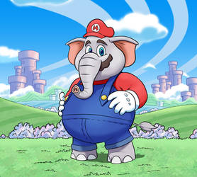 Super Mario Bros. Wonder - Elephant Mario