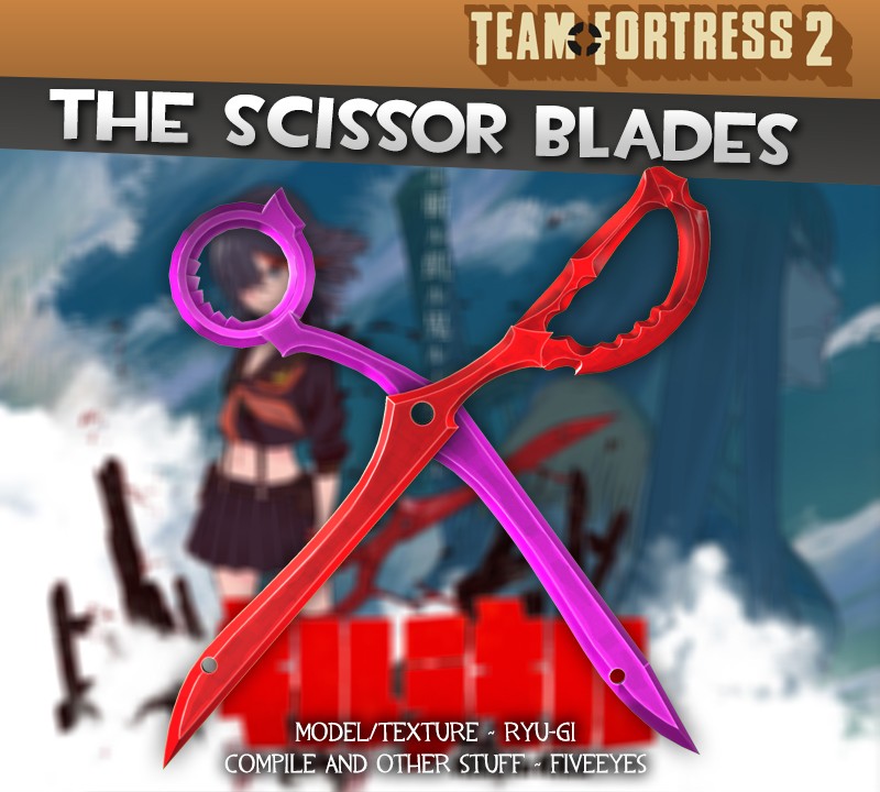 Kill la Kill Scissor Blade Mod for TF2 Release