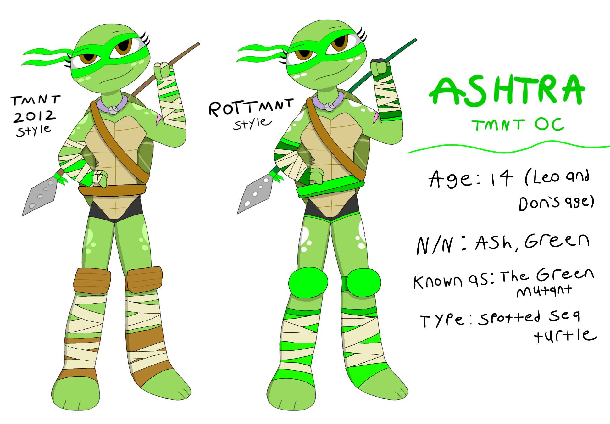 TMNT Oc by ashleysdrawings9 on DeviantArt