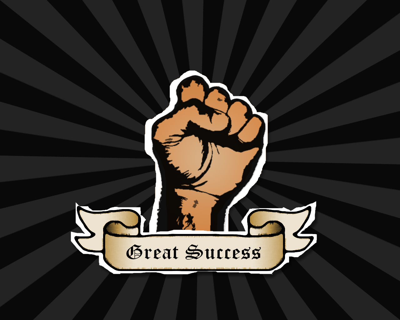 Fist of great Success