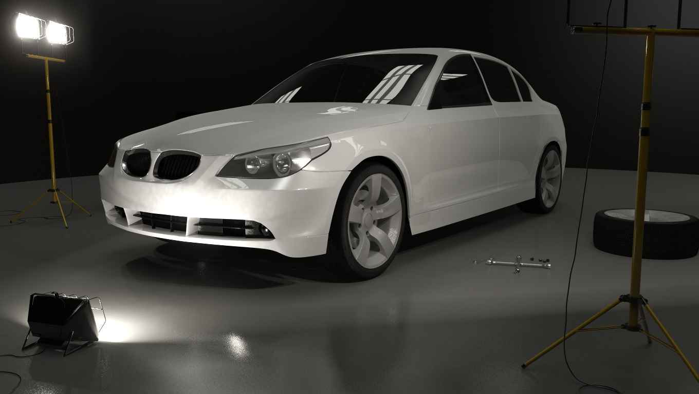 BMW 530 WIP 3rd render