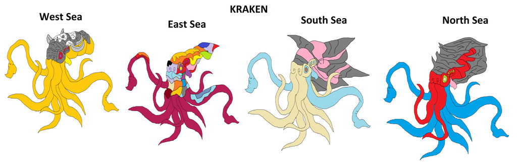 Ceres: Kraken Variants by Murlocoverlord on DeviantArt