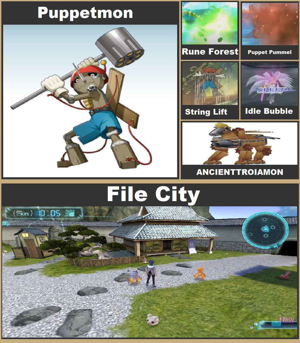 Smash Bros Idea Puppetmon by Murlocoverlord on DeviantArt