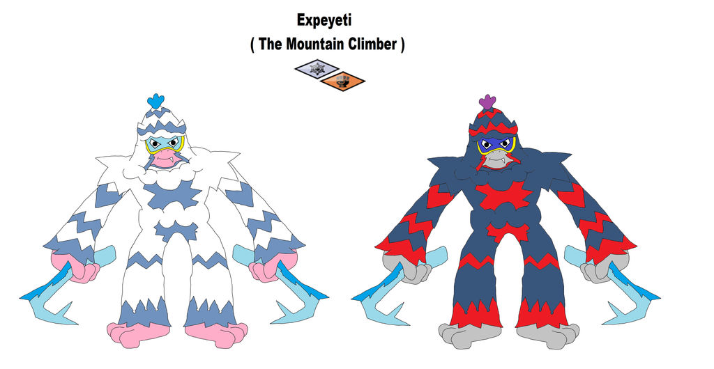 Fakemon: Expeyeti by Murlocoverlord on DeviantArt