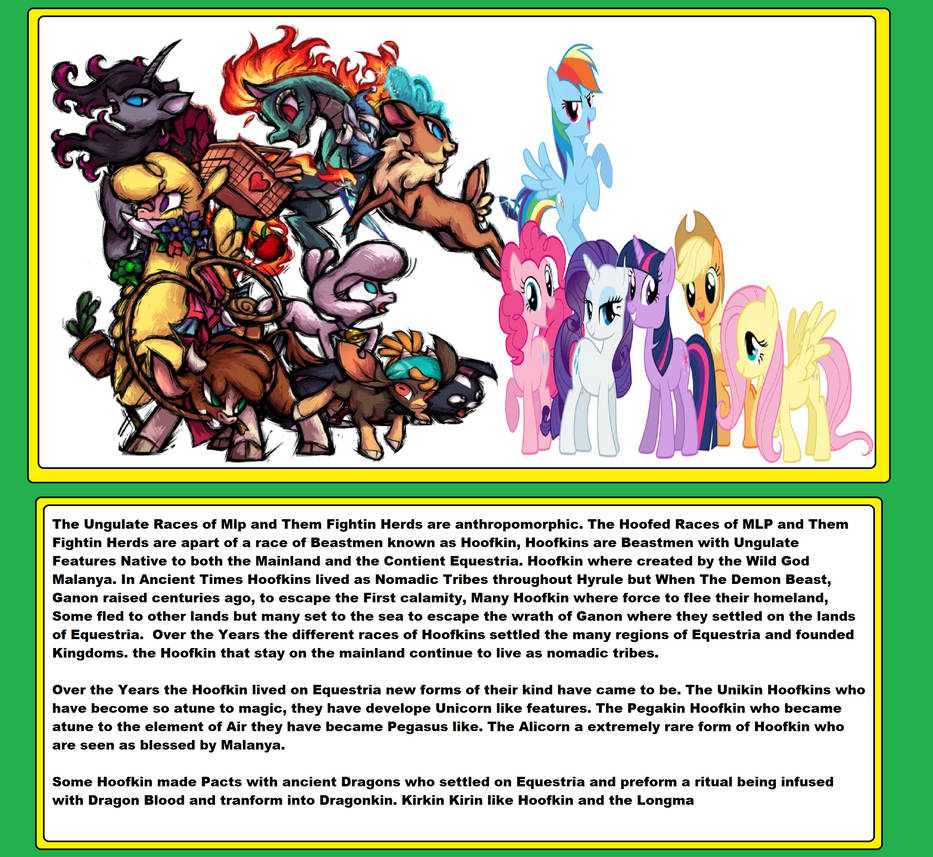Nexverse Lore Hoofkin and Equestria by Murlocoverlord on DeviantArt