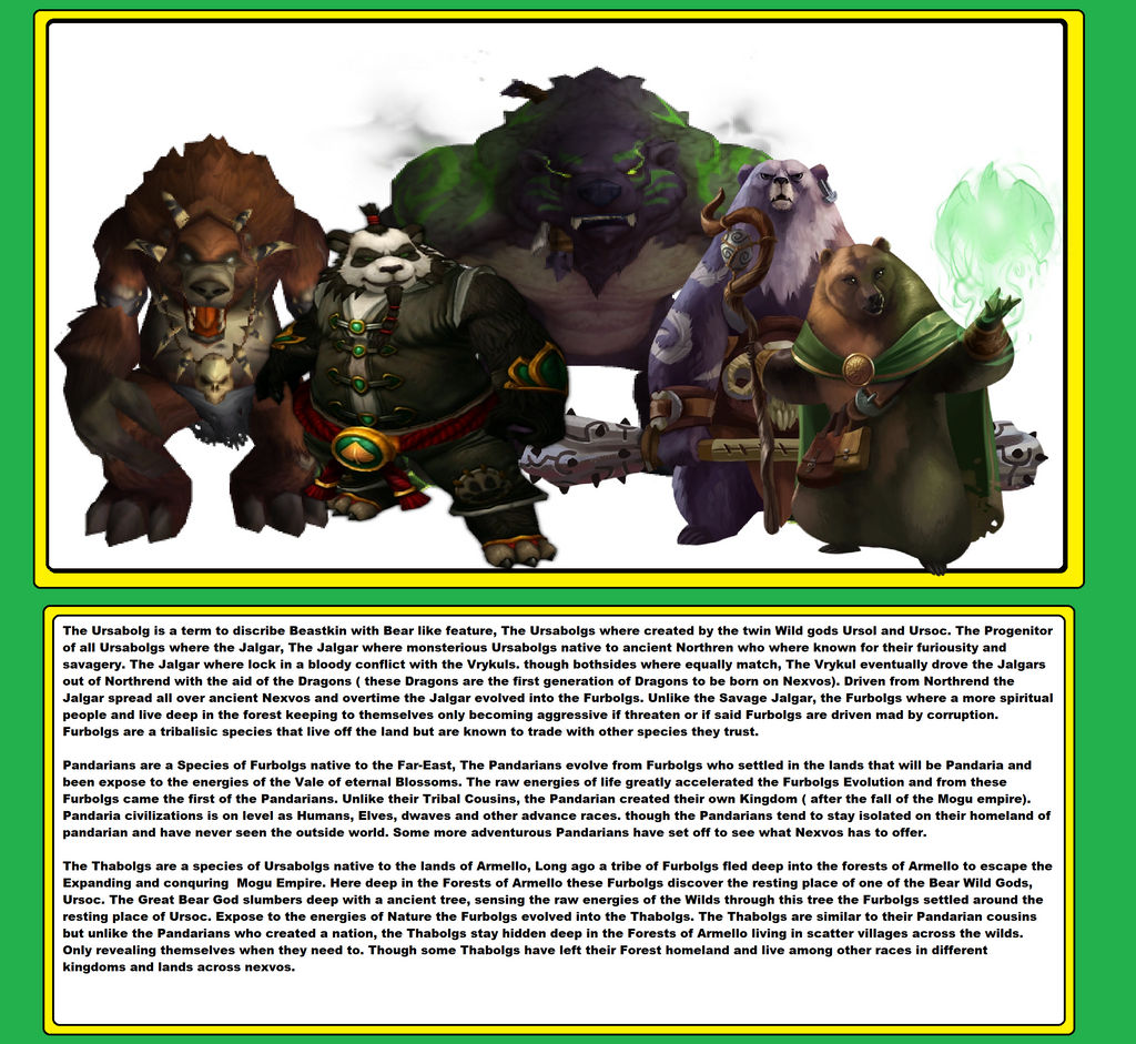 Nexverse Lore Ursabolg by Murlocoverlord on DeviantArt