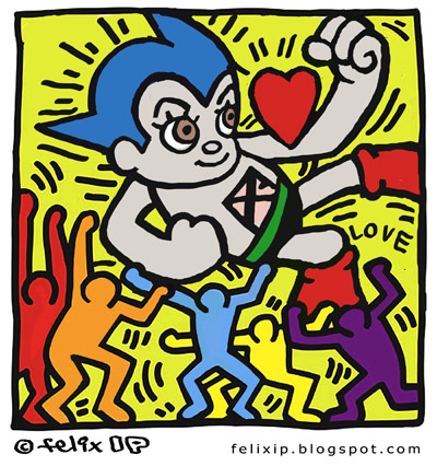 AstroBoy x Keith Haring