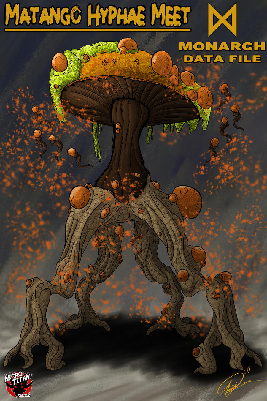 Matango Drawings M.D.F. MATANGO HYPHAE MEET by NecroTitanDesigns on DeviantArt