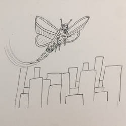 Giant robot moth for r/Icandrawthat 