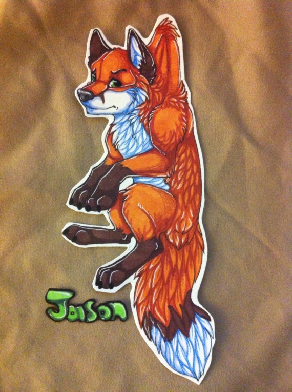 Jason werefox raffle winner for hanging badge