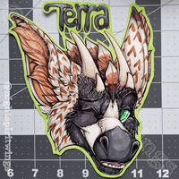 Terra headshot badge