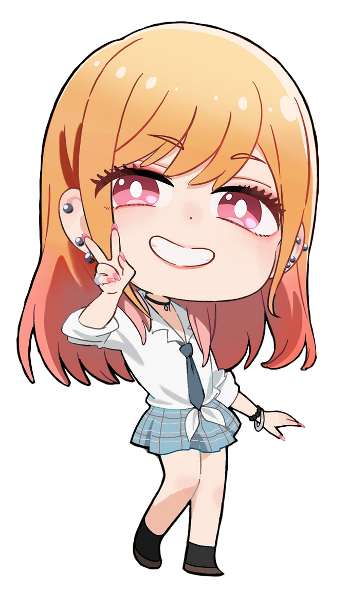 Kitagawa Marin Chibi Render by aintnora on DeviantArt