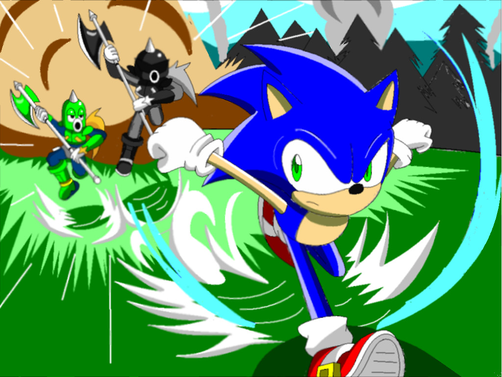 Running Sonic by Arkyz on deviantART