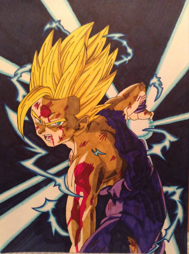 Dbz Gohan Ripped Finished gohan by BigZeeartist on DeviantArt