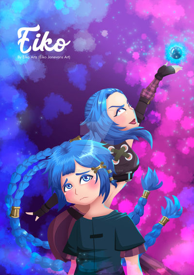 Jinx and Powder of Arcane League of legends by eikojonevans on DeviantArt