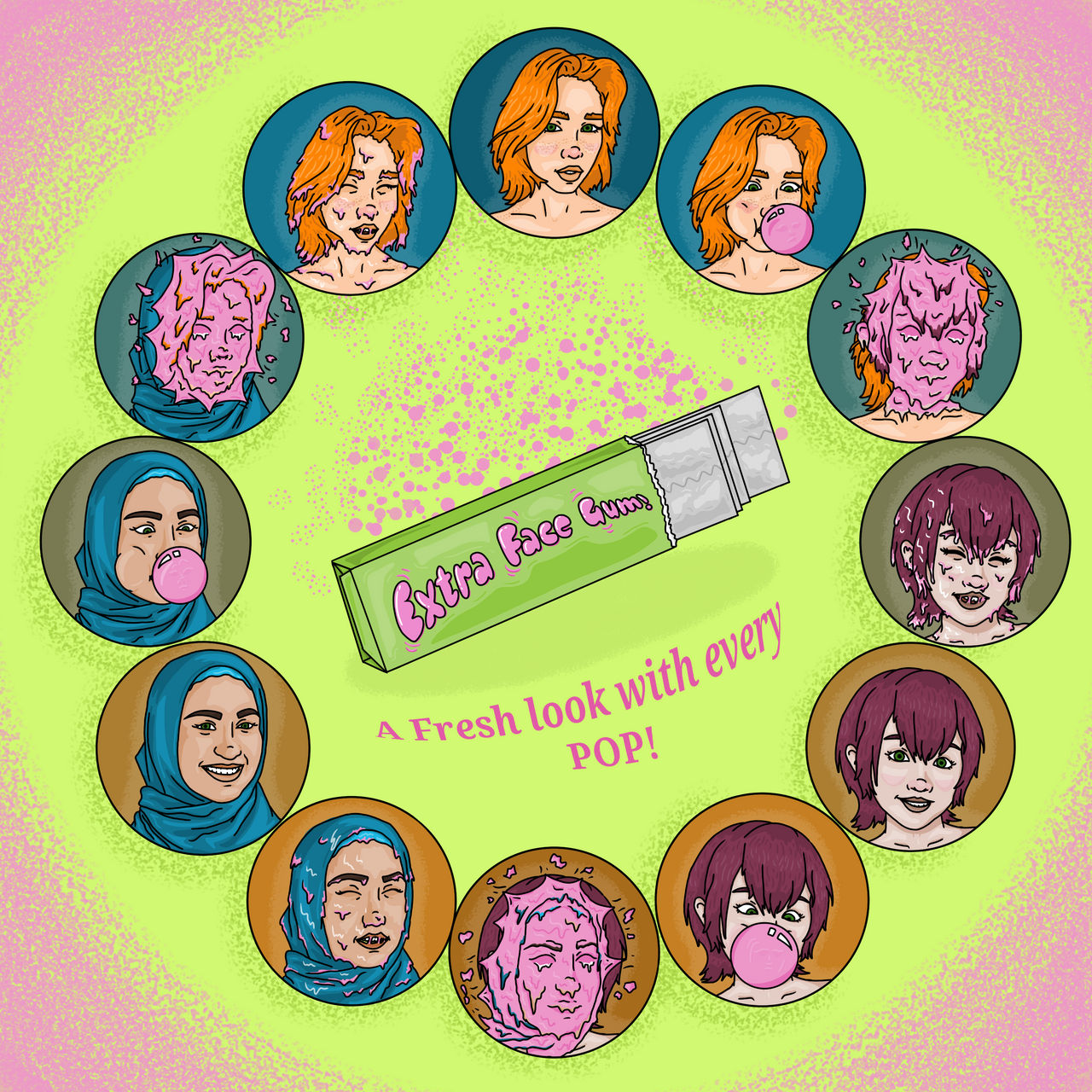 Extra Face Extra Face Gum by NotWhatItSeems-NWIS on DeviantArt