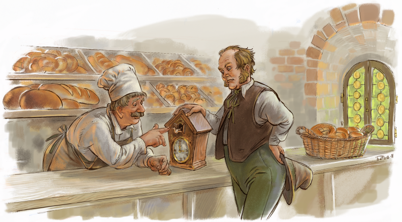 Baker and clockmaker