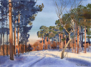 20230121 Winter Forest 27,5x37